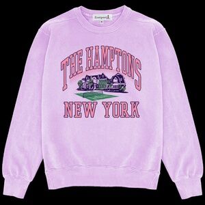 Firstport - The Hamptons, NY Crewneck Sweatshirt - Sz S - Orchid - Never Worn!